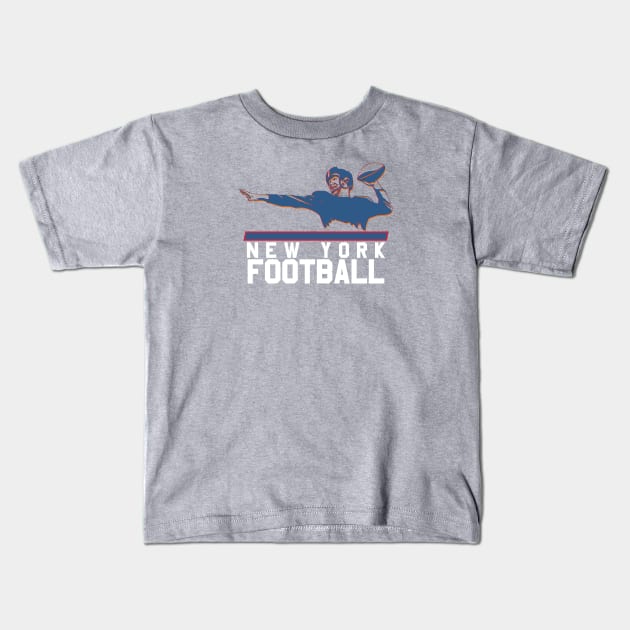 New York Giants Football Team - 2024 Kids T-Shirt by Recapaca